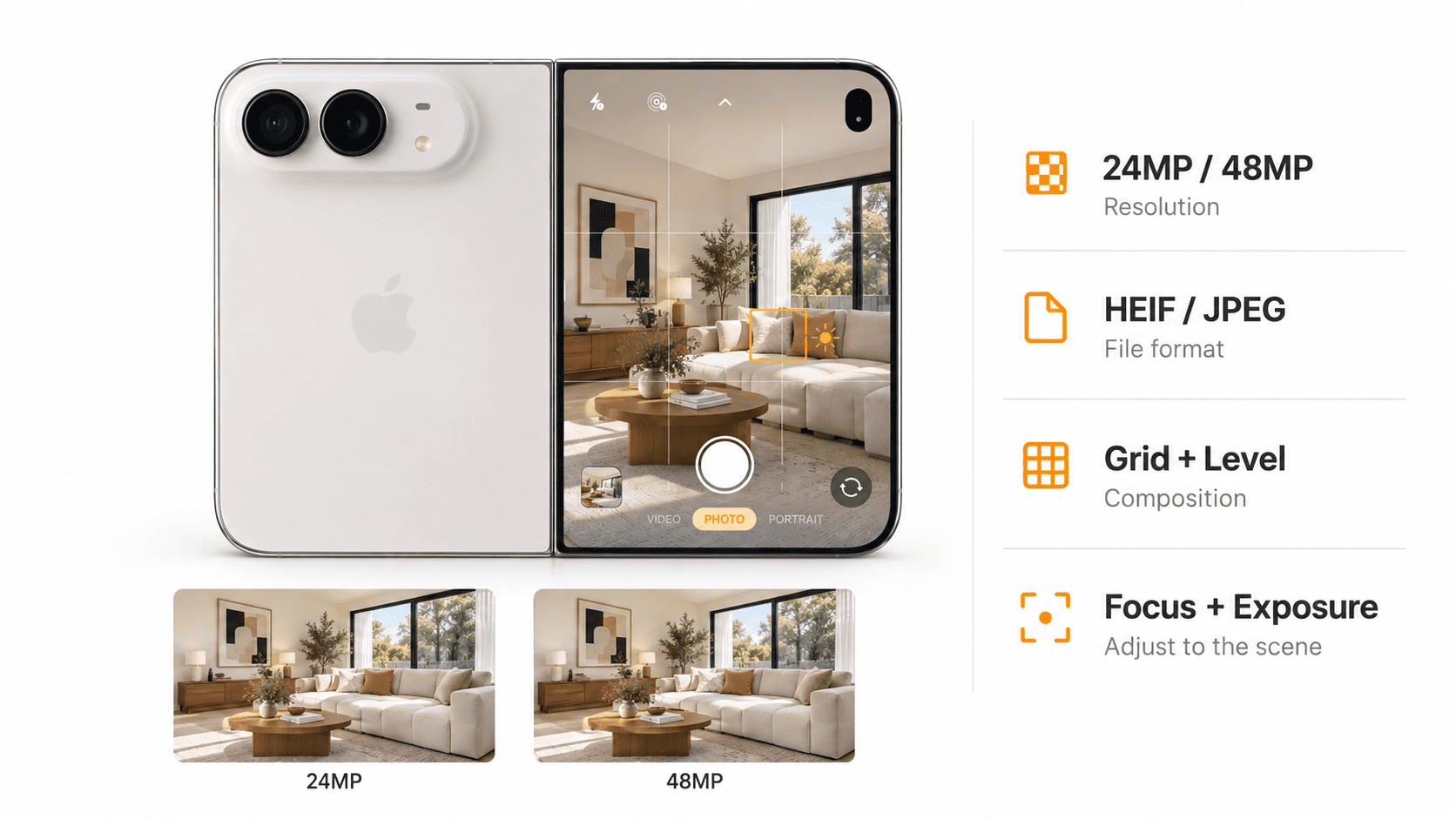Iphone duo camera settings for photos